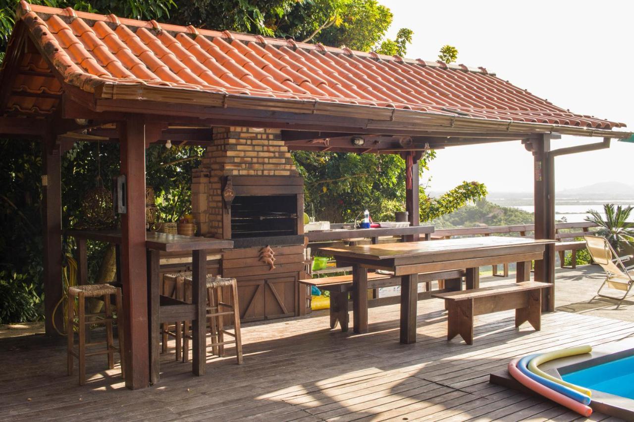 Casa Com Piscina E Incrivel Vista Para Lagoa Garopaba Exteriör bild