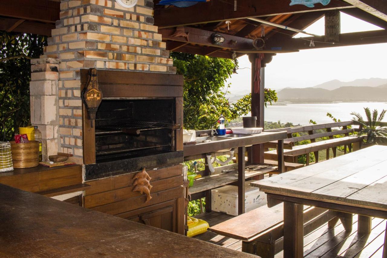 Casa Com Piscina E Incrivel Vista Para Lagoa Garopaba Exteriör bild