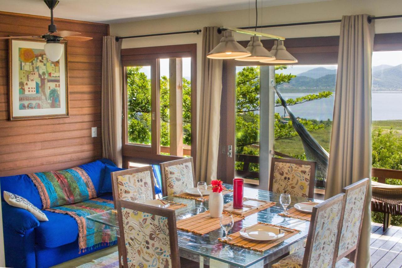 Casa Com Piscina E Incrivel Vista Para Lagoa Garopaba Exteriör bild