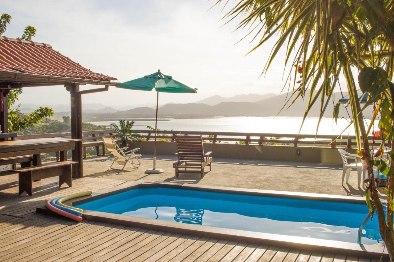 Casa Com Piscina E Incrivel Vista Para Lagoa Garopaba Exteriör bild
